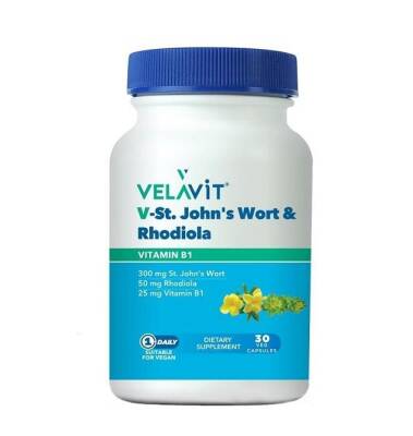 Velavit V-St.Johns Wort Rhodiola 30 Kapsül - 1