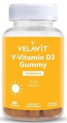 Velavit V-Vitamin D3 Gummy 60 Kapsül - Velavit