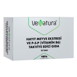 Venatura Hayıt Meyve Ekstresi ve P-5-P Vitamin B6 60 Tablet - Venatura