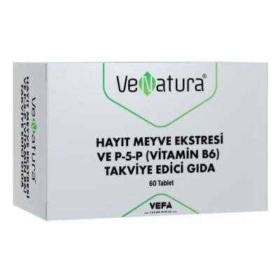 Venatura Hayıt Meyve Ekstresi ve P-5-P Vitamin B6 60 Tablet - 1