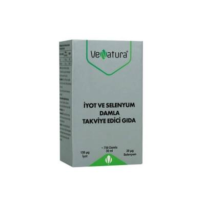 Venatura İyot ve Selenyum Damla Takviye Edici Gıda 30 ml - 1