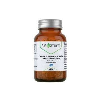 Venatura Omega 3 1600 Balık Yağı 30 Kapsül - 1