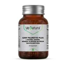 Venatura Saw Palmetto Plus L-arjinin Likopen Mineral Ve Bitki Ekstreleri 60 Kapsül - Venatura