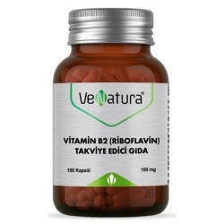 Venatura Vitamin B2 Riboflavin 100 Kapsül - Venatura