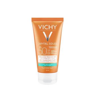 Vichy Capital Ideal Soleil Karma-Yağlı Ciltler İçin Yüksek Koruma Faktörlü Yüz Emülsiyonu 50 Ml Spf 50 Uva+Uvb - 1