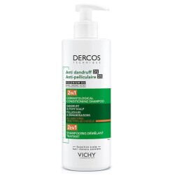 Vichy Dercos 2si 1 Arada Kepek Karşıtı ve Nemlendirici Şampuan 390ml - 1