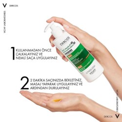 Vichy Dercos 2si 1 Arada Kepek Karşıtı ve Nemlendirici Şampuan 390ml - 6