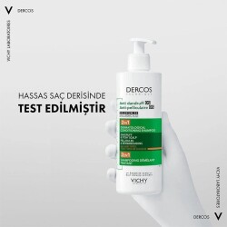 Vichy Dercos 2si 1 Arada Kepek Karşıtı ve Nemlendirici Şampuan 390ml - 7