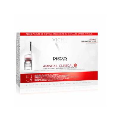 Vichy Dercos Aminexil Clinical 5 Kadın 21x6 ml - 1