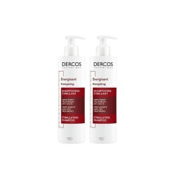 Vichy Dercos Energisant Saç Dökülmesine Karşı Şampuan 400 ml 2 Adet - 1