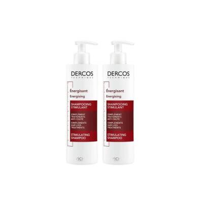 Vichy Dercos Energisant Saç Dökülmesine Karşı Şampuan 400 ml 2 Adet - 2