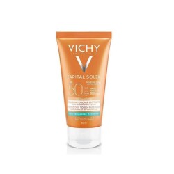 Vichy İdeal Soleil Spf50 Karma / Yağlı Ciltler Renkli Güneş Kremi 50 ml - Vichy