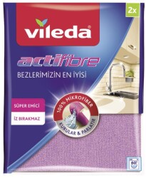 Vileda Actifibre 2'li Temizlik Bezi - 