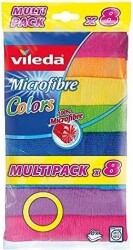 Vileda Colors 8 li Mikrofiber Temizlik Bezi - 