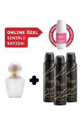 Viva Kadın Edt Parfüm 60 ml & Deodorant 3*150 ml Avantajlı Set, Roll On HEDİYELİ - Viva Cappio