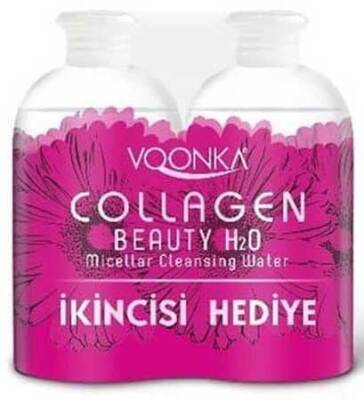 Voonka Beauty Collagen H2O Micellar Cleansing Water 2x500 ml - 1