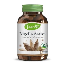 Voonka Nigella Sativa Çörek Otu Yağı 1000 mg 62 Kapsül - 