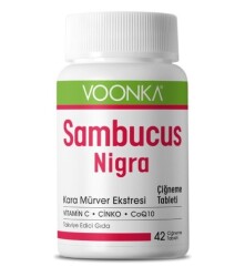 Voonka Sambucus Nigra 42 Çiğneme Tablet - 