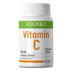 Voonka Vitamin C Çiğneme 62 Tablet - 