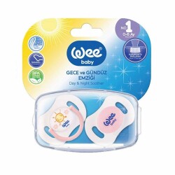 Wee Baby 152 Gece ve Gündüz 0+ Ay 2'li Emzik Pembe - Wee Baby