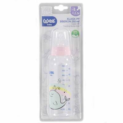 Wee Baby 852 Klasik PP 250 ml Biberon Pembe - 1