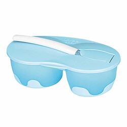 Wee Baby 886 2 Hazneli Mama Kabı Mavi - Wee Baby