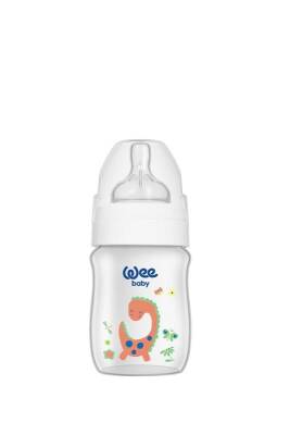 Wee Baby Klasik Plus Geniş Ağızlı PP Biberon 250 Ml 0-6 Beyaz - 1