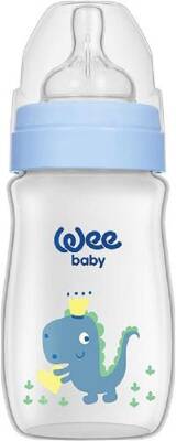 Wee Baby Klasik Plus Geniş Ağızlı PP Biberon 250 ml - MAVİ - 1