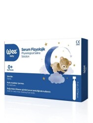 Wee Baby Serum Fizyolojik 10lu Tek Kullanımlık Flakon 10X5 Ml - Wee Baby