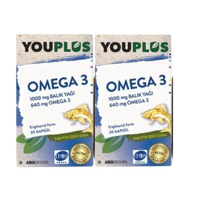 Youplus Omega-3 30 Kapsül 2 li Avantaj Paketi - 1