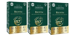 Zade Vital Biotin 2500 mcg 30 Kapsül 3lu - 