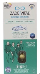 Zade Vital Premium Omega 3 Balık Yağı Yetişkinler İçin 50 Kapsül - 