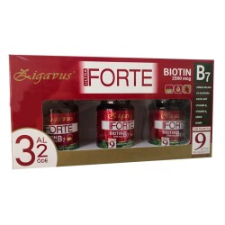 Zigavus Ultra Forte Biotin B7 2500 mcg 3 Al 2 Öde 30 Tablet - Süpermarket Ürünleri